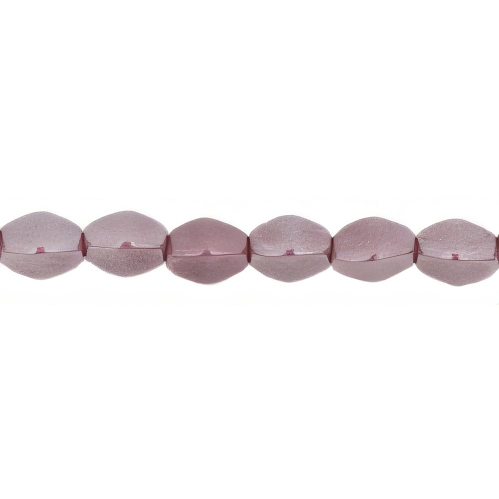 Czech Pinch Beads 5 x 3mm Luster - Opaque Lavender (50pcs)