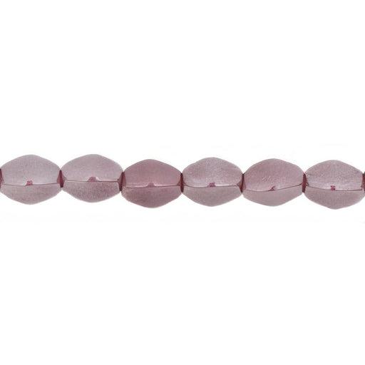 Czech Pinch Beads 5 x 3mm Luster - Opaque Lavender (50pcs)