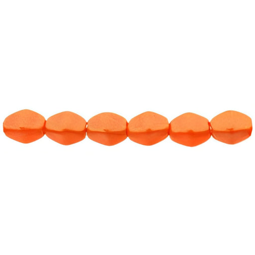 Czech Pinch Beads 5 x 3mm Sueded Gold Hyacinth (50pcs)