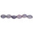 Czech Pinch Beads 5 x 3mm Luster - Opaque Amethyst (50pcs)