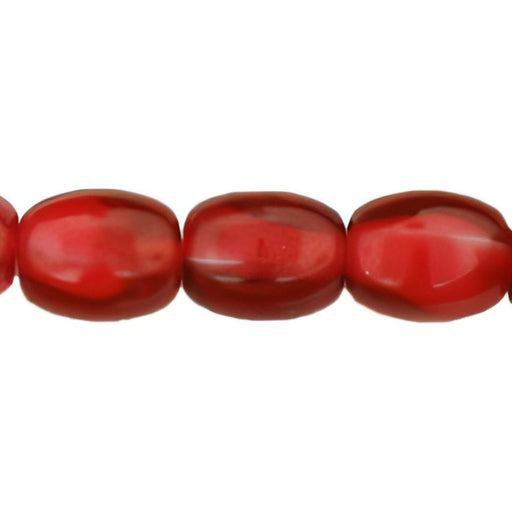 Czech Rice Beads 11 x 9mm Two Tone - Fuchsia (25pcs)