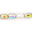 Czech Rice Beads 6 x 4mm Crystal - Vitral (50pcs)