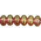Czech Nugget Spacers 6 x 4mm Luster - Transparent Rosaline (50pcs)