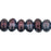 Czech Nugget Spacers 6 x 4mm Luster - Transparent Denim Blue (50pcs)