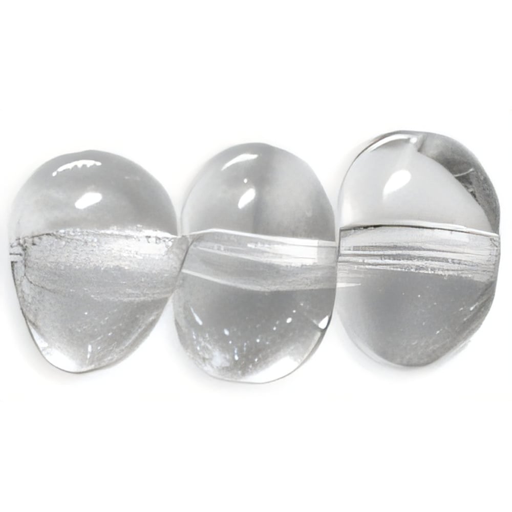 Czech Nuggets 8 x 6mm Crystal (25pcs)