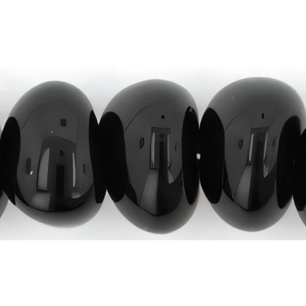 Czech Nuggets 8 x 6mm Jet (25pcs)