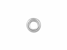 Sterling Silver Medium Closed Jump Ring, 0.76x3.3mm (10 Pieces)