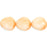 Czech Pearl Coat - Nugget 11 x 9mm Cornmeal (50pcs)