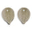 Czech Flat Leaves 18 x 13mm Black Diamond (25pcs)