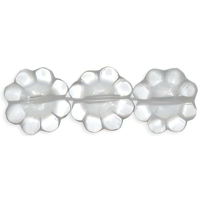 Czech Daisy Discs 9mm Crystal (25pcs)
