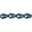Czech Pearl Coat - Vertical Drops 6 x 4mm Pearl - Storm (75pcs)
