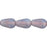 Czech Tear Drops - Vertical Hole 9 x 6mm Milky Lt Amethyst (25pcs)