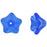 Czech Trumpet Flower 13 x 8mm Sapphire (25pcs)