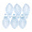 Czech Mini Leaves 11 x 6mm Lt Sapphire (25pcs)