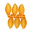 Czech Leaves 13 x 6mm Topaz (25pcs)