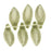 Czech Leaves 13 x 6mm Black Diamond (25pcs)