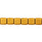 Czech Small Flat Squares 6mm Matte - Metallic Goldenrod (50pcs)