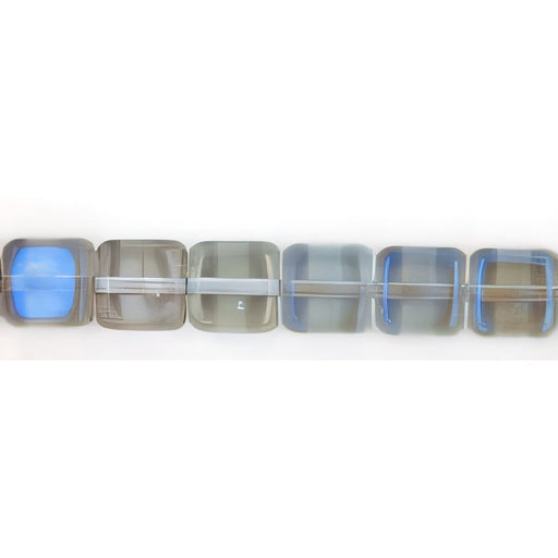 Czech Small Flat Squares 6mm Twilight - Alexandrite (50pcs)