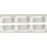 Czech Flat Squares 9mm Crystal (25pcs)
