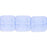 Czech Flat Squares 9mm Lt Sapphire (25pcs)