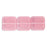 Czech Flat Squares 9mm Milky Pink (25pcs)