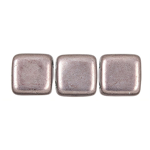 Czech CzechMates Tile Bead 6mm ColorTrends: Saturated Metallic Almost Mauve (50pcs)