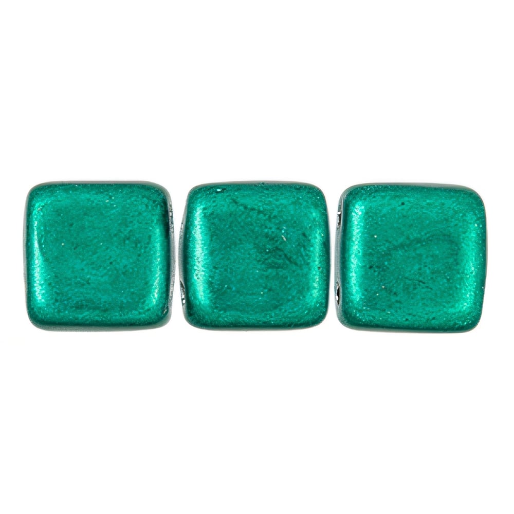Czech CzechMates Tile Bead 6mm ColorTrends: Saturated Metallic Arcadia (50pcs)