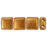 Czech CzechMates Tile Bead 6mm ColorTrends: Saturated Metallic Hazel (50pcs)
