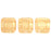 Czech CzechMates Tile Bead 6mm Luster - Transparent Champagne (50pcs)