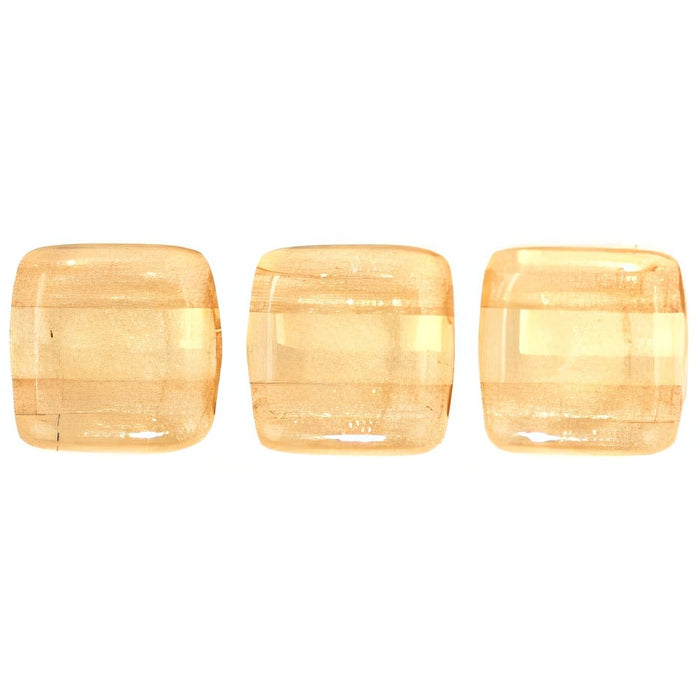 Czech CzechMates Tile Bead 6mm Luster - Transparent Champagne (50pcs)