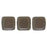 Czech CzechMates Tile Bead 6mm Pearl Coat - Bistre (50pcs)