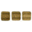 Czech CzechMates Tile Bead 6mm Halo - Burnt Umber (50pcs)