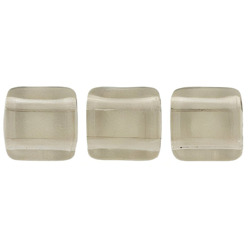 Czech CzechMates Tile Bead 6mm Black Diamond (50pcs)
