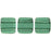 Czech CzechMates Tile Bead 6mm Prairie Green (50pcs)