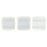 Czech CzechMates Tile Bead 6mm Sueded Gold Crystal (50pcs)