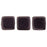 Czech CzechMates Tile Bead 6mm Metallic Suede - Dk Plum (50pcs)