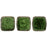 Czech CzechMates Tile Bead 6mm Metallic Suede - Olive Mauve (50pcs)