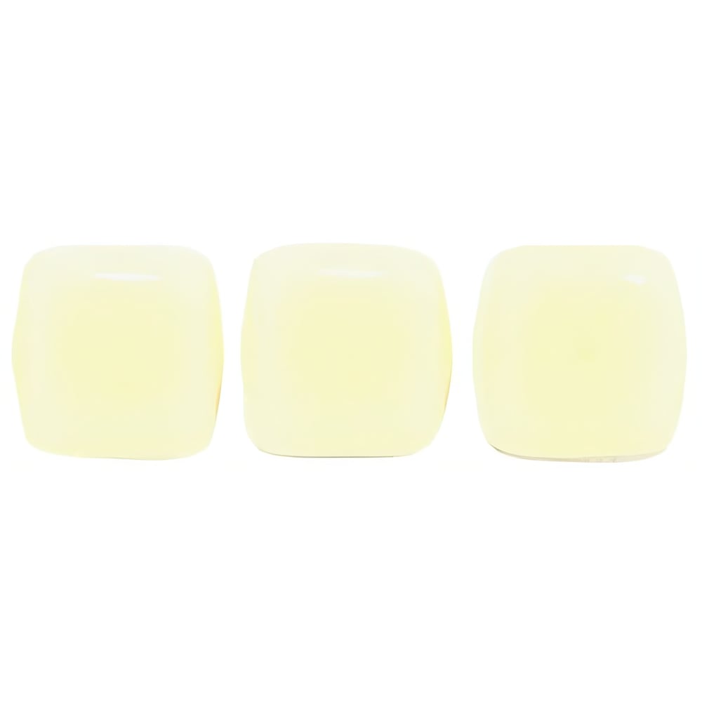 Czech CzechMates Tile Bead 6mm Ivory (50pcs)