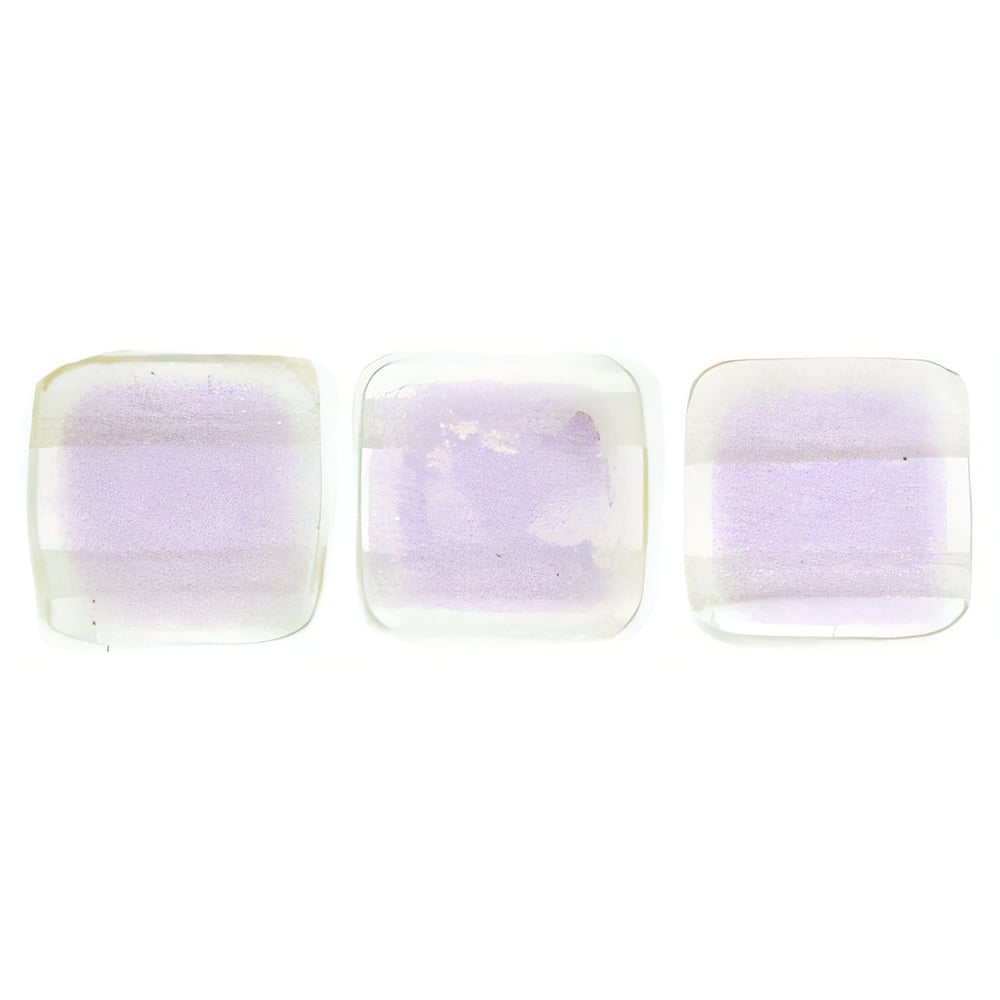Czech CzechMates Tile Bead 6mm Chromatic - Orchid Aqua (Irregular Finish)