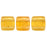 Czech CzechMates Tile Bead 6mm Luster Iris - Topaz (50pcs)