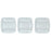 Czech CzechMates Tile Bead 6mm Matte - Crystal (50pcs)