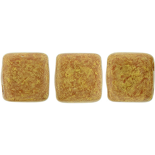 Czech CzechMates Tile Bead 6mm Pacifica - Macadamia (50pcs)