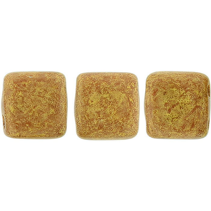 Czech CzechMates Tile Bead 6mm Pacifica - Macadamia (50pcs)