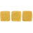 Czech CzechMates Tile Bead 6mm Pacifica - Ginger (50pcs)