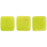Czech CzechMates Tile Bead 6mm Pacifica - Honeydew (50pcs)
