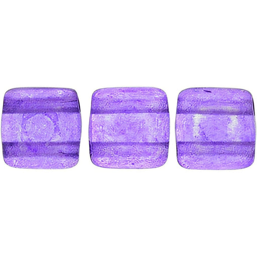 Czech CzechMates Tile Bead 6mm ColorTrends: Transparent Bodacious (50pcs)