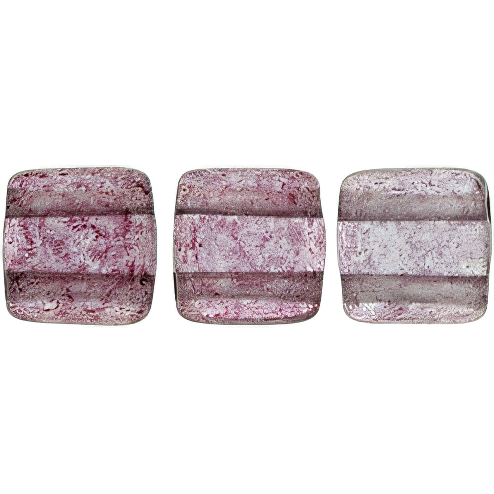 Czech CzechMates Tile Bead 6mm ColorTrends: Transparent Dusty Cedar (50pcs)