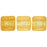 Czech CzechMates Tile Bead 6mm Antique Shimmer - Crystal (50pcs)
