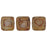Czech CzechMates Tile Bead 6mm Milky Alexandrite - Picasso (50pcs)