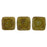 Czech CzechMates Tile Bead 6mm Ashen Gray - Picasso (50pcs)